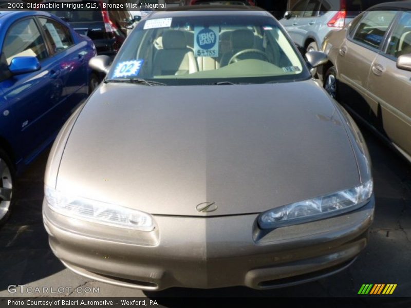Bronze Mist / Neutral 2002 Oldsmobile Intrigue GLS