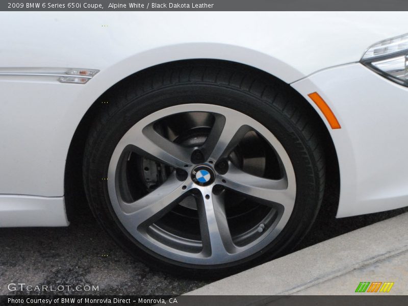 Alpine White / Black Dakota Leather 2009 BMW 6 Series 650i Coupe