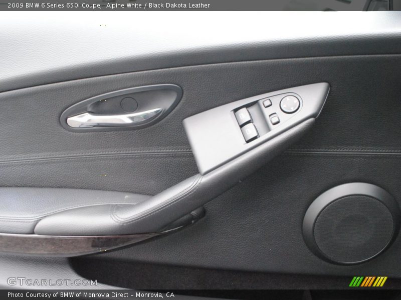 Alpine White / Black Dakota Leather 2009 BMW 6 Series 650i Coupe