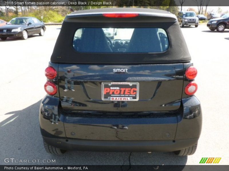 Deep Black / Design Black 2008 Smart fortwo passion cabriolet