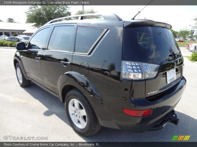 Labrador Black Pearl / Black 2008 Mitsubishi Outlander ES