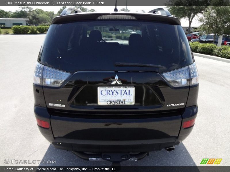 Labrador Black Pearl / Black 2008 Mitsubishi Outlander ES