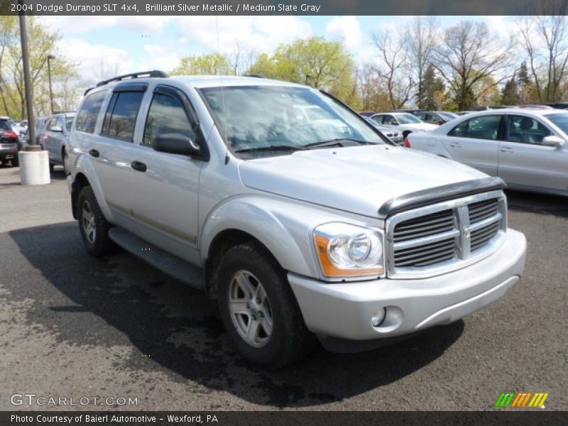 Brilliant Silver Metallic / Medium Slate Gray 2004 Dodge Durango SLT 4x4