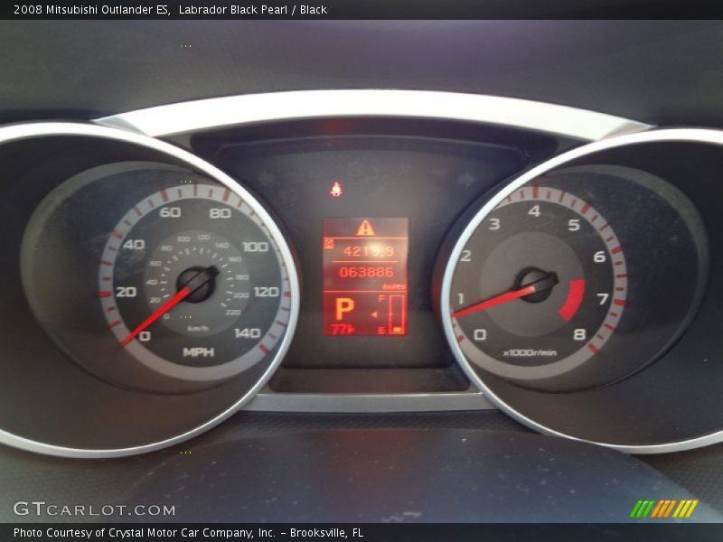 Labrador Black Pearl / Black 2008 Mitsubishi Outlander ES