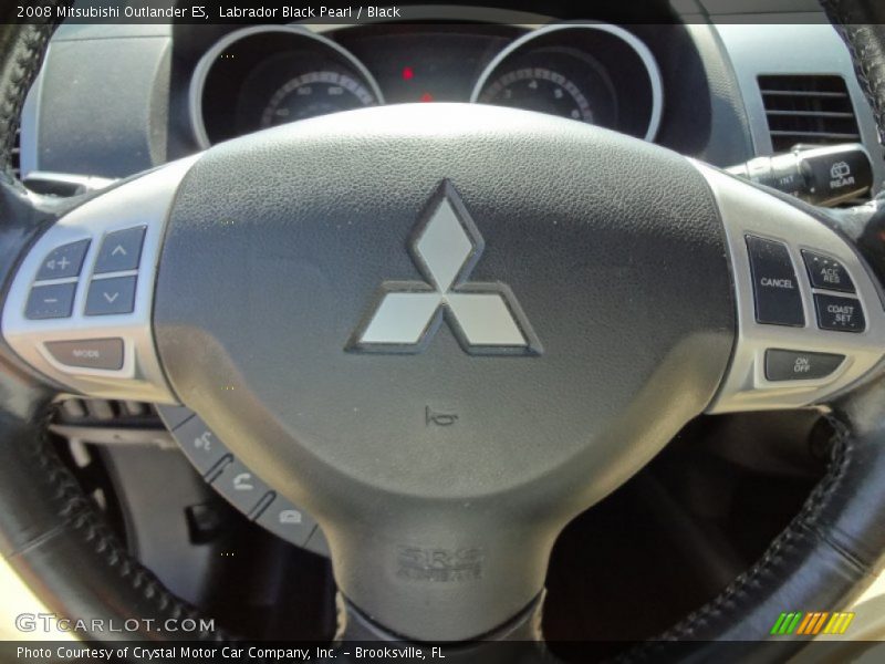 Labrador Black Pearl / Black 2008 Mitsubishi Outlander ES