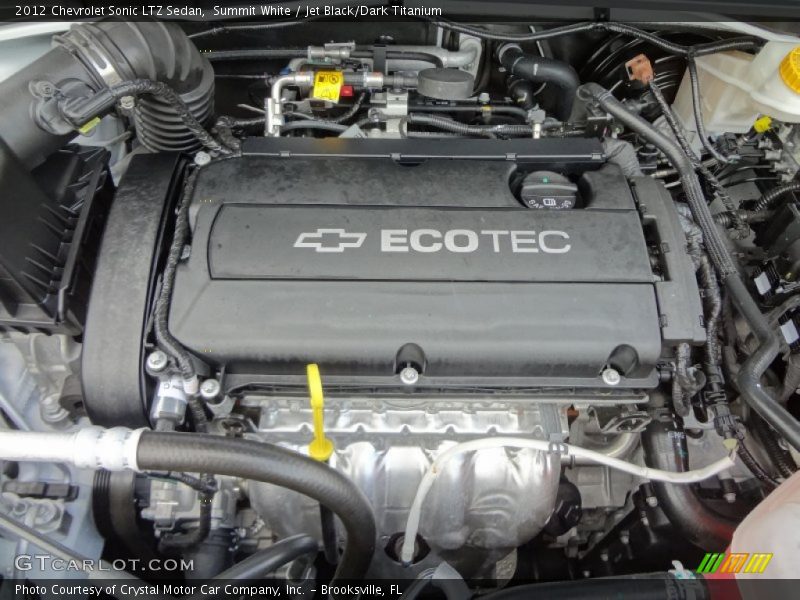 Summit White / Jet Black/Dark Titanium 2012 Chevrolet Sonic LTZ Sedan