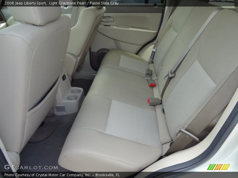 Light Graystone Pearl / Pastel Slate Gray 2008 Jeep Liberty Sport