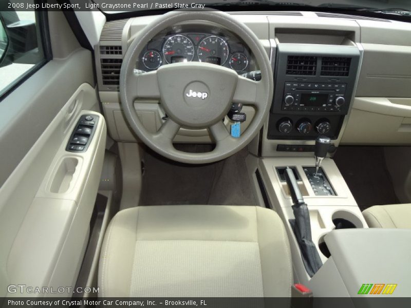 Light Graystone Pearl / Pastel Slate Gray 2008 Jeep Liberty Sport
