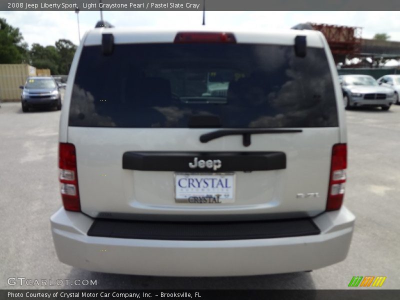 Light Graystone Pearl / Pastel Slate Gray 2008 Jeep Liberty Sport