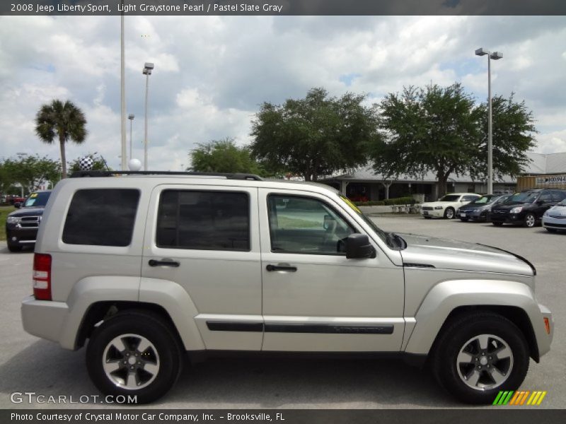 Light Graystone Pearl / Pastel Slate Gray 2008 Jeep Liberty Sport