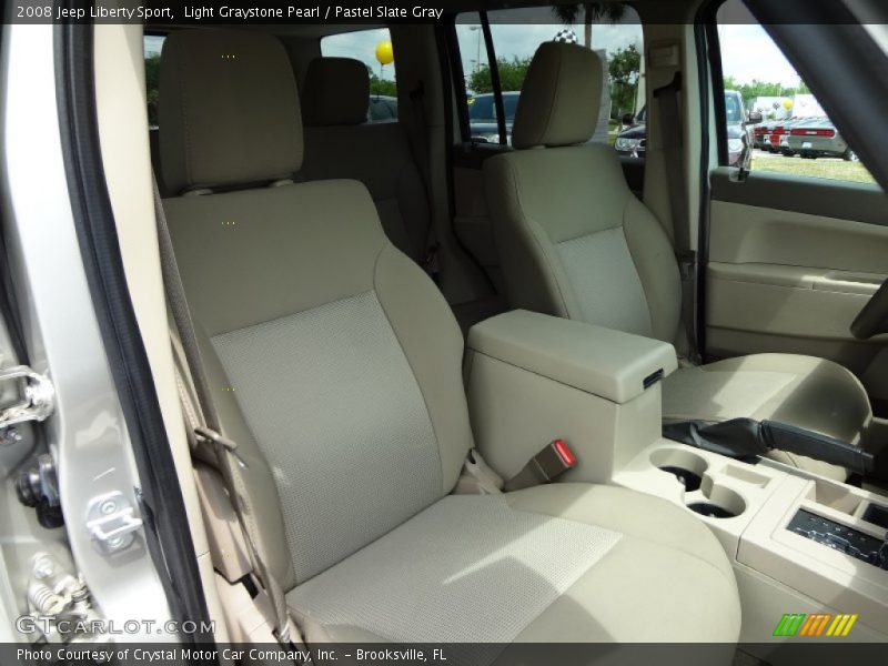 Light Graystone Pearl / Pastel Slate Gray 2008 Jeep Liberty Sport