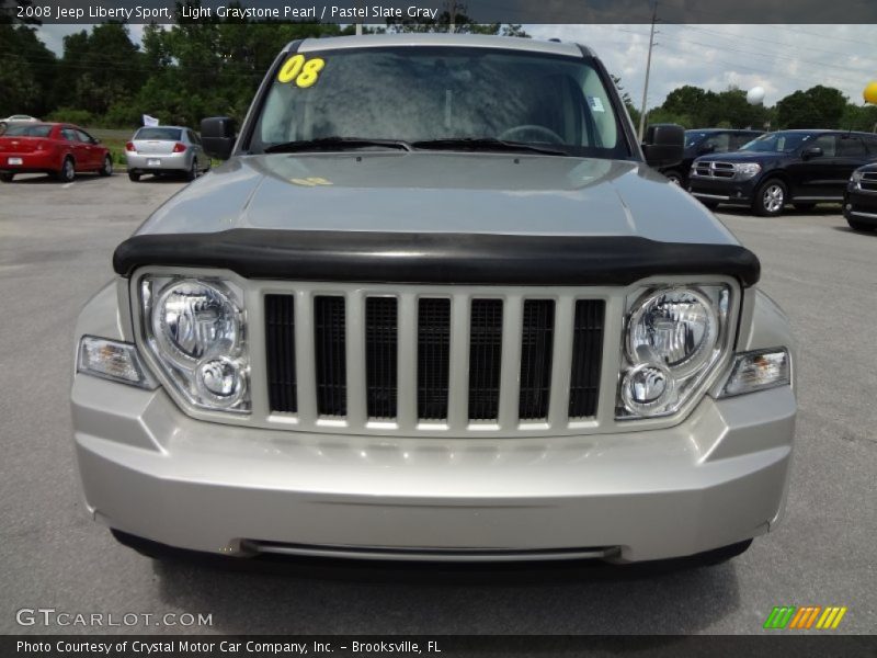 Light Graystone Pearl / Pastel Slate Gray 2008 Jeep Liberty Sport