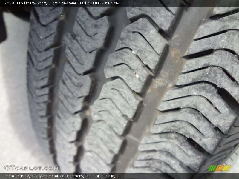 Light Graystone Pearl / Pastel Slate Gray 2008 Jeep Liberty Sport