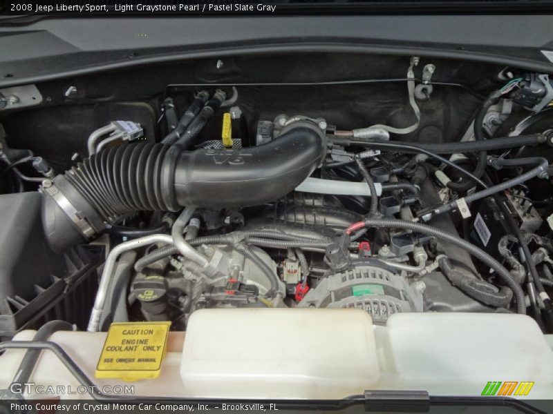 Light Graystone Pearl / Pastel Slate Gray 2008 Jeep Liberty Sport