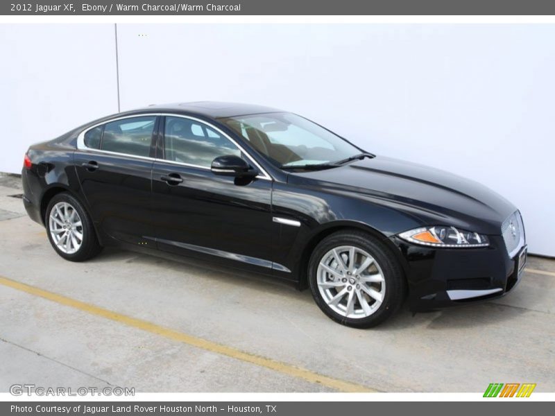 Ebony / Warm Charcoal/Warm Charcoal 2012 Jaguar XF