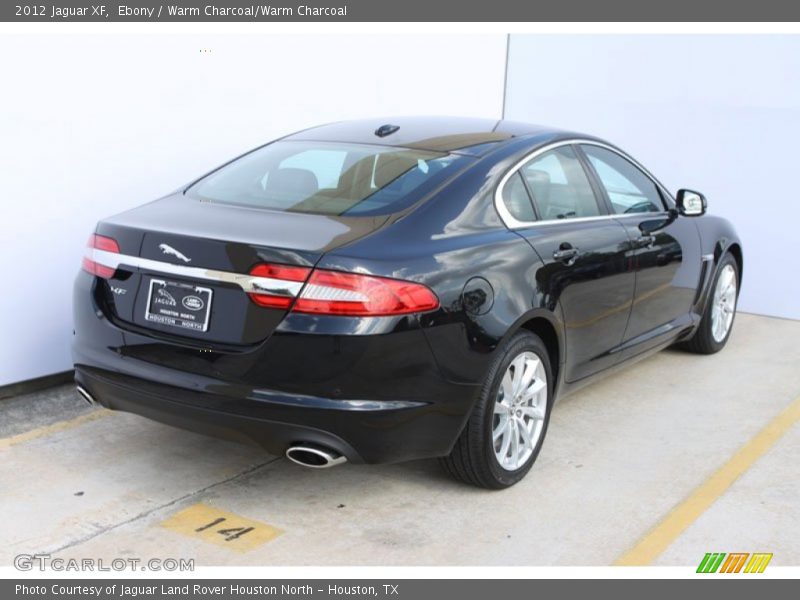 Ebony / Warm Charcoal/Warm Charcoal 2012 Jaguar XF