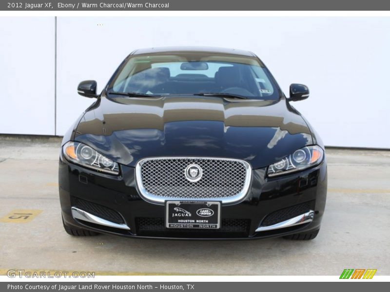 Ebony / Warm Charcoal/Warm Charcoal 2012 Jaguar XF