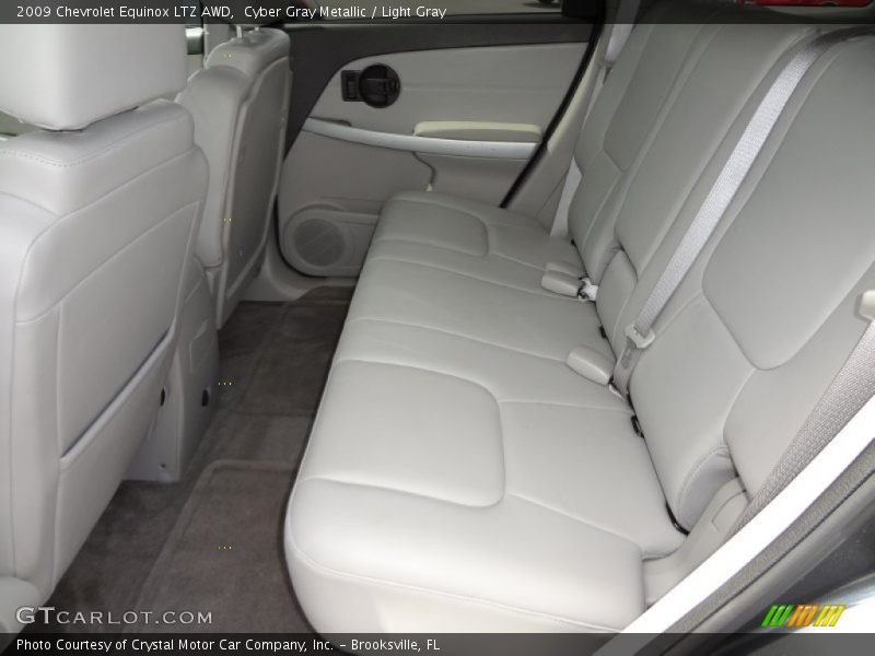 Cyber Gray Metallic / Light Gray 2009 Chevrolet Equinox LTZ AWD