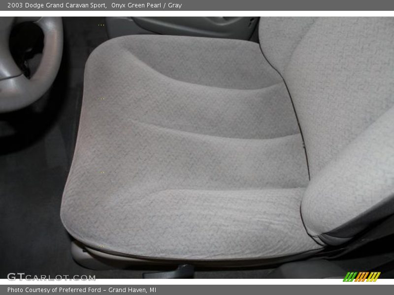 Onyx Green Pearl / Gray 2003 Dodge Grand Caravan Sport