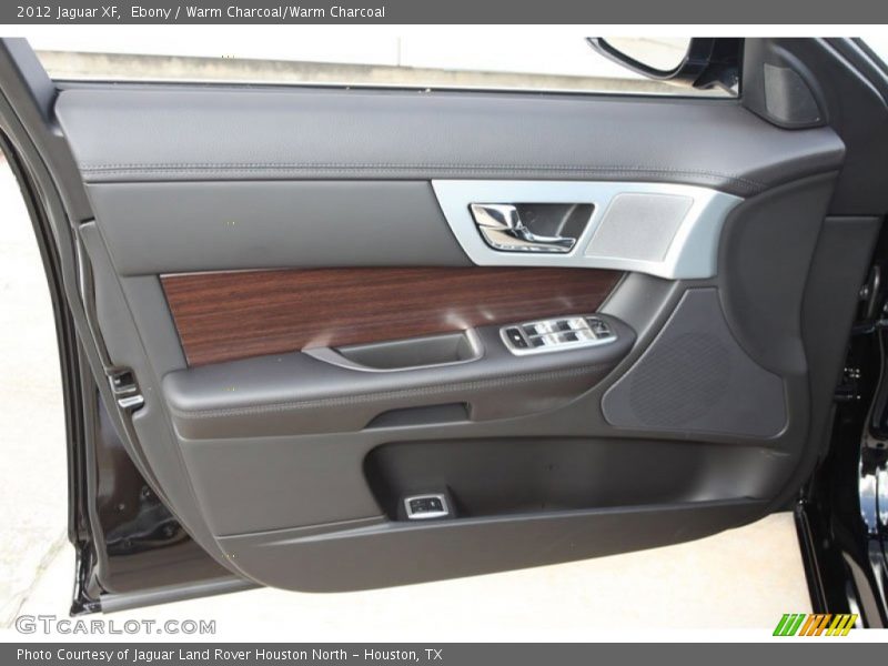 Ebony / Warm Charcoal/Warm Charcoal 2012 Jaguar XF