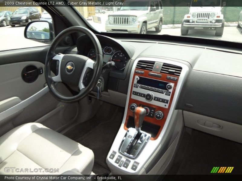 Cyber Gray Metallic / Light Gray 2009 Chevrolet Equinox LTZ AWD