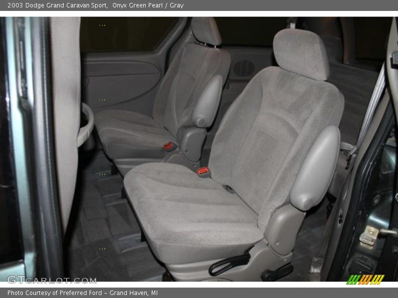 Onyx Green Pearl / Gray 2003 Dodge Grand Caravan Sport