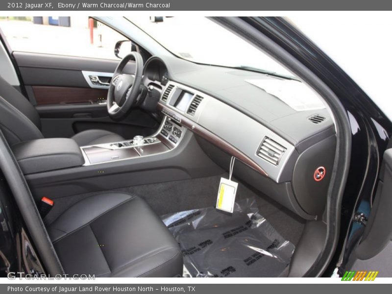 Ebony / Warm Charcoal/Warm Charcoal 2012 Jaguar XF