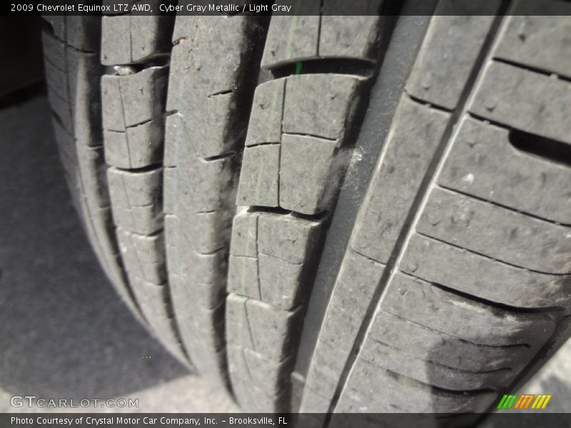 Cyber Gray Metallic / Light Gray 2009 Chevrolet Equinox LTZ AWD