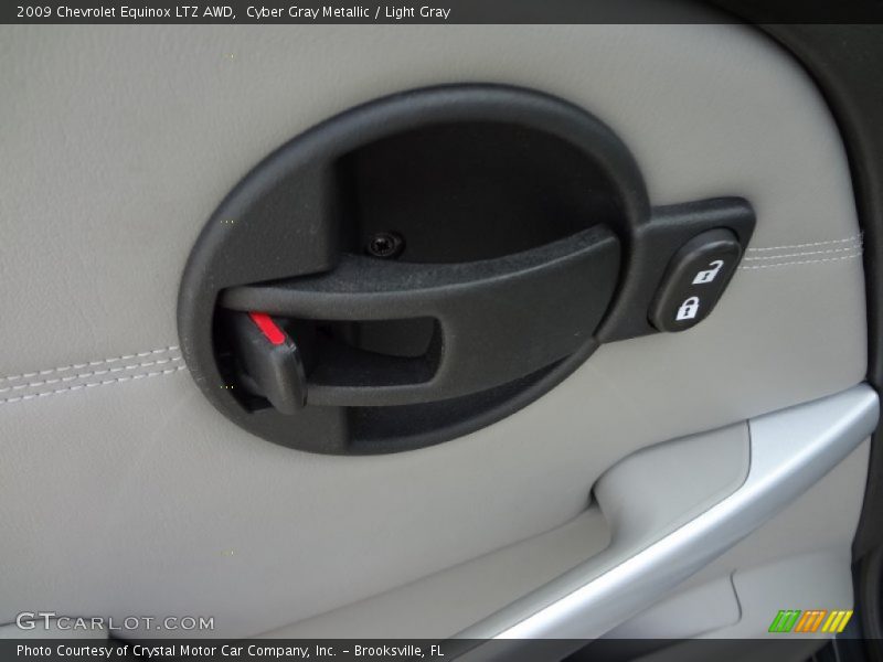 Cyber Gray Metallic / Light Gray 2009 Chevrolet Equinox LTZ AWD
