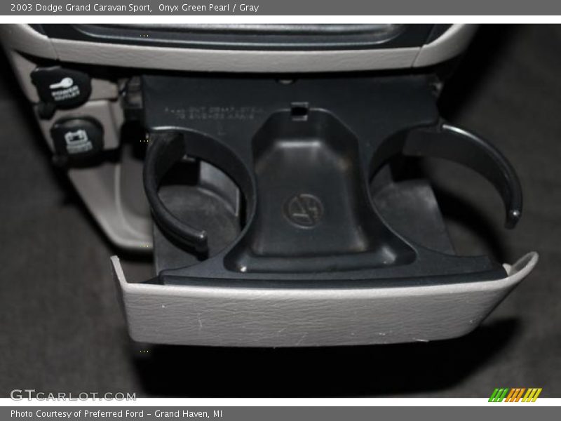 Onyx Green Pearl / Gray 2003 Dodge Grand Caravan Sport