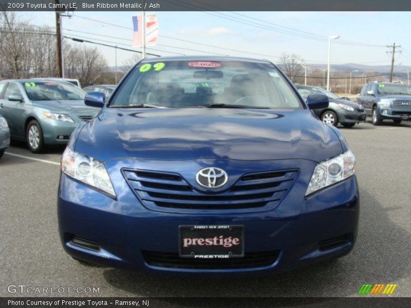 Blue Ribbon Metallic / Ash 2009 Toyota Camry LE