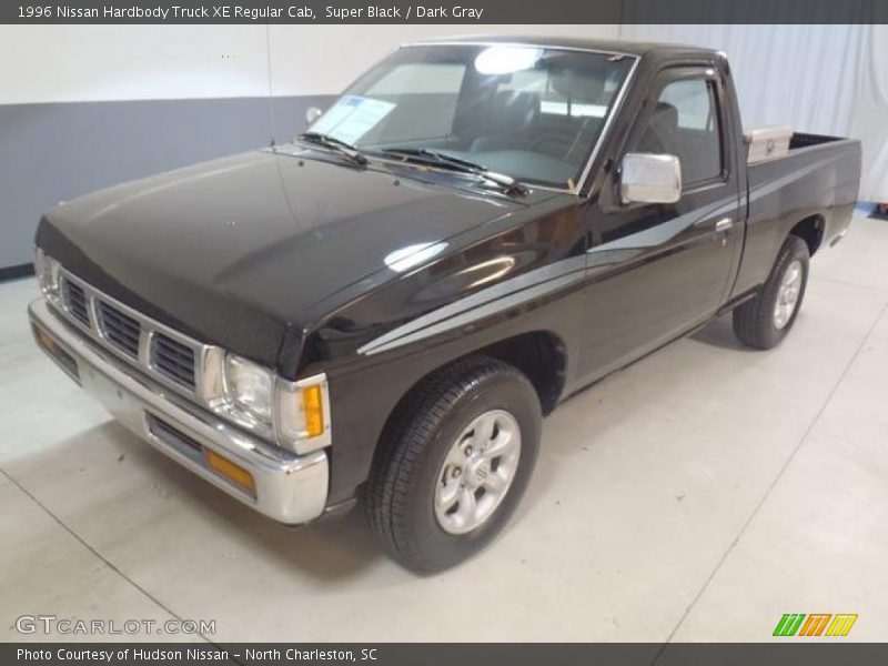 Super Black / Dark Gray 1996 Nissan Hardbody Truck XE Regular Cab