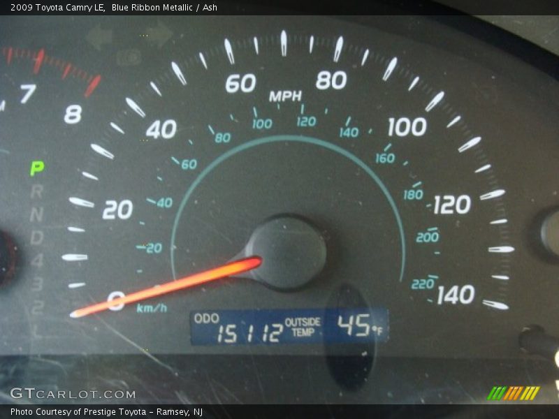 Blue Ribbon Metallic / Ash 2009 Toyota Camry LE