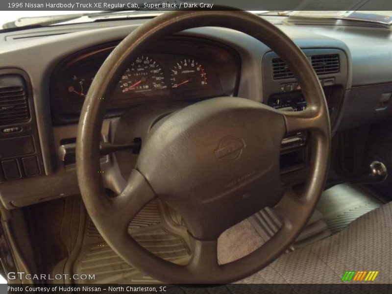 Super Black / Dark Gray 1996 Nissan Hardbody Truck XE Regular Cab