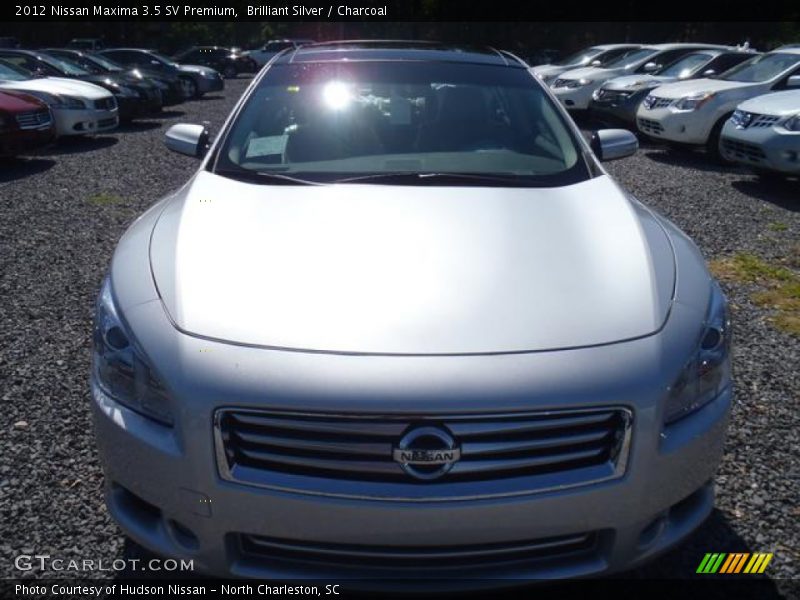 Brilliant Silver / Charcoal 2012 Nissan Maxima 3.5 SV Premium