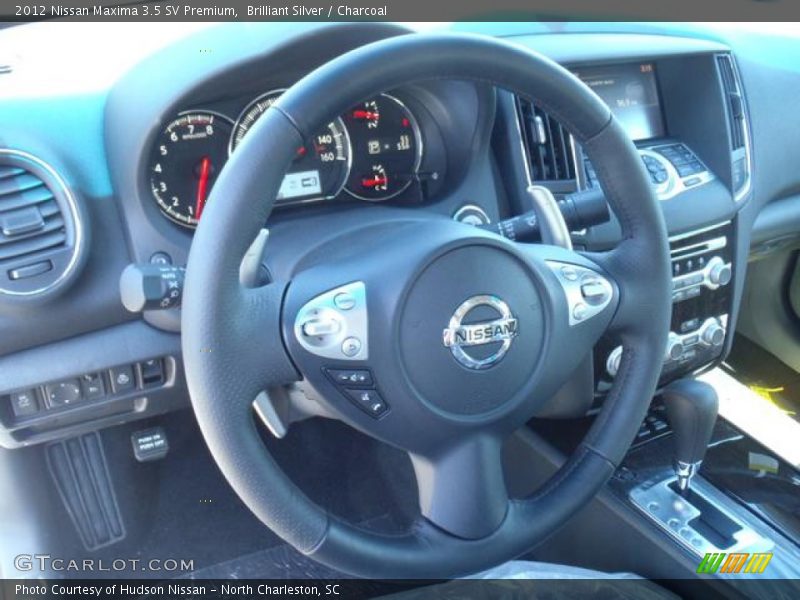 Brilliant Silver / Charcoal 2012 Nissan Maxima 3.5 SV Premium