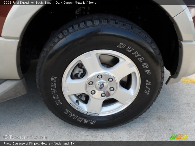 Dark Copper Metallic / Stone 2008 Ford Expedition Eddie Bauer