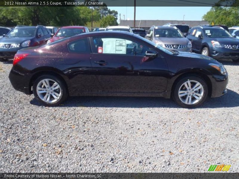 Tuscan Sun / Charcoal 2012 Nissan Altima 2.5 S Coupe