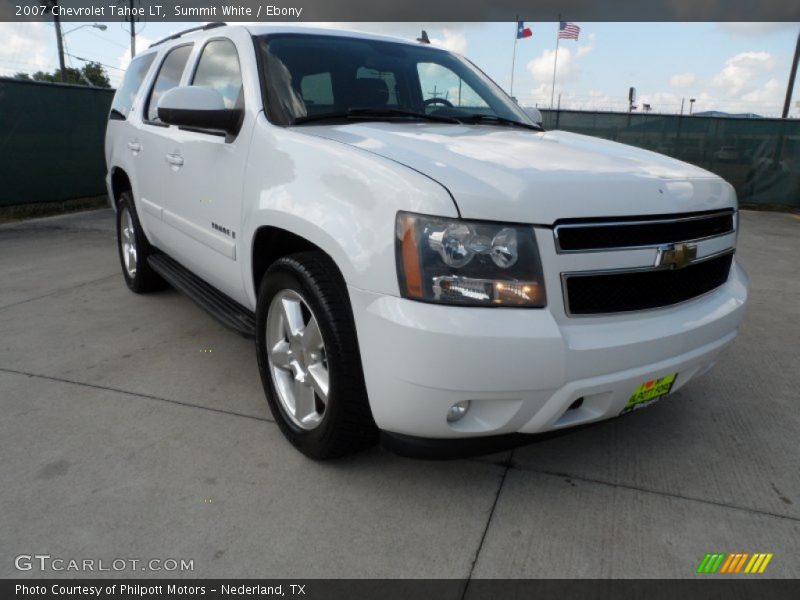 Summit White / Ebony 2007 Chevrolet Tahoe LT