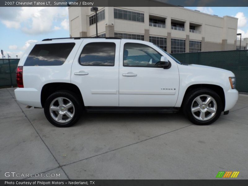 Summit White / Ebony 2007 Chevrolet Tahoe LT