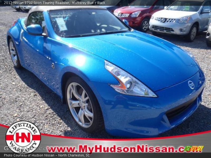 Monterey Blue / Black 2012 Nissan 370Z Sport Touring Roadster