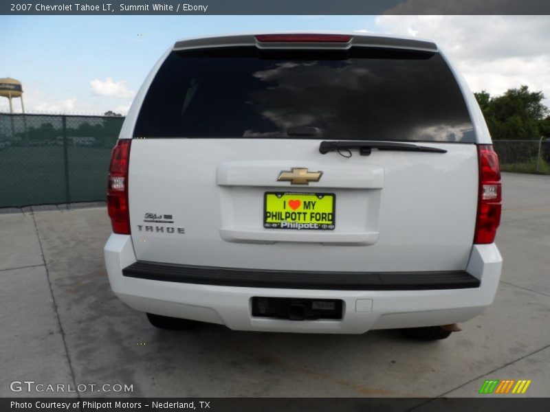 Summit White / Ebony 2007 Chevrolet Tahoe LT