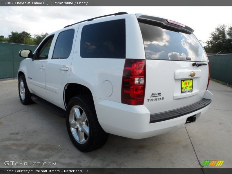 Summit White / Ebony 2007 Chevrolet Tahoe LT