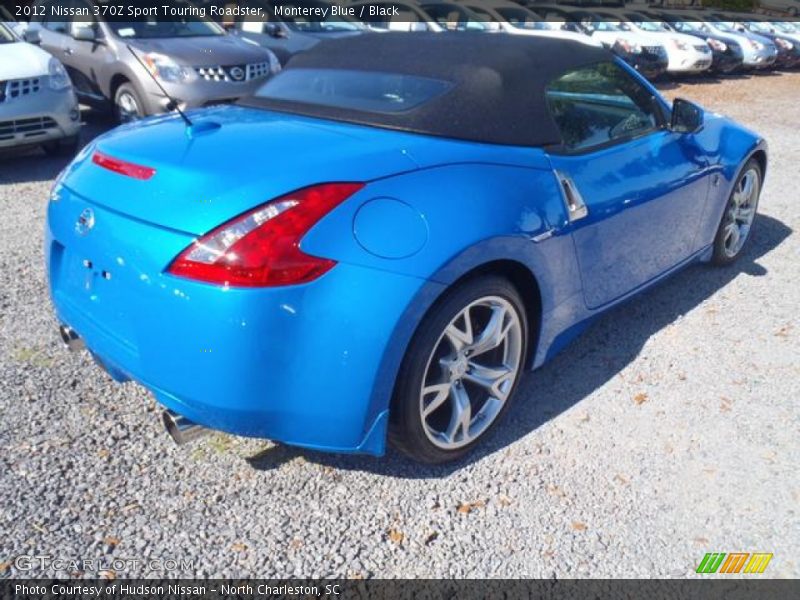 Monterey Blue / Black 2012 Nissan 370Z Sport Touring Roadster