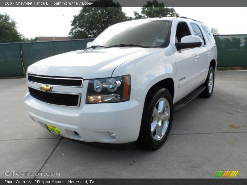Summit White / Ebony 2007 Chevrolet Tahoe LT