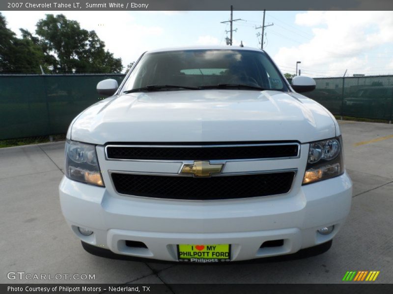 Summit White / Ebony 2007 Chevrolet Tahoe LT