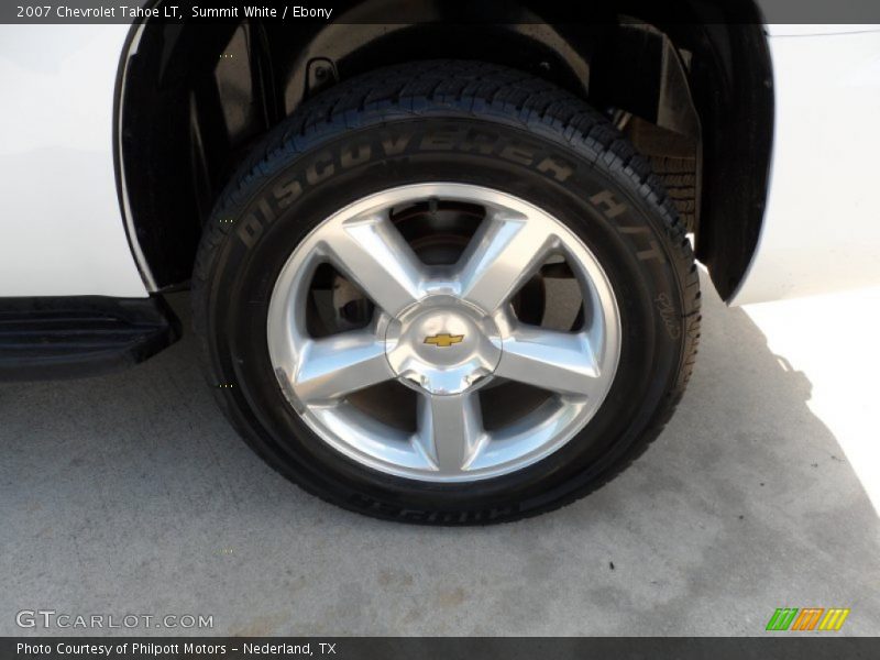 Summit White / Ebony 2007 Chevrolet Tahoe LT