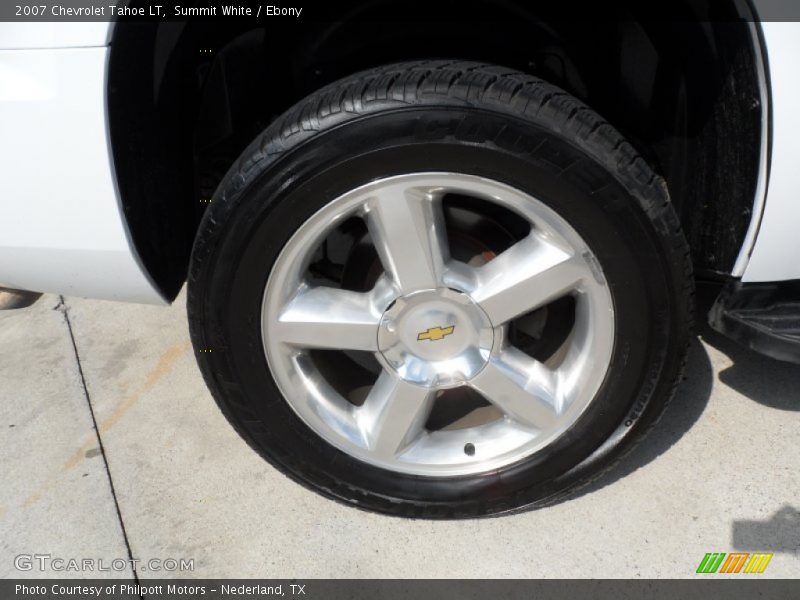 Summit White / Ebony 2007 Chevrolet Tahoe LT