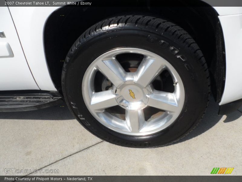 Summit White / Ebony 2007 Chevrolet Tahoe LT