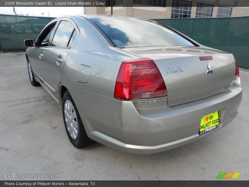 Liquid Silver Metallic / Gray 2006 Mitsubishi Galant ES